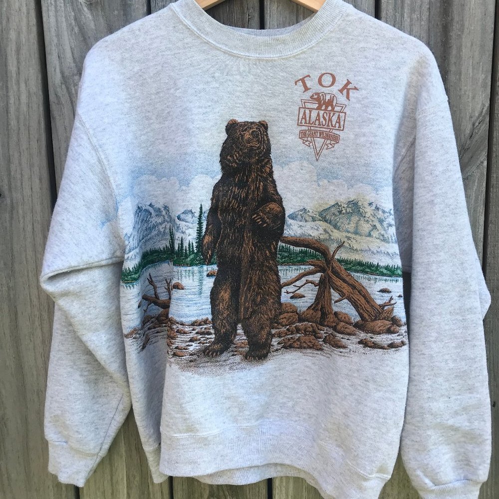 Vintage Hanes Alaska Crew Neck Sweatshirt